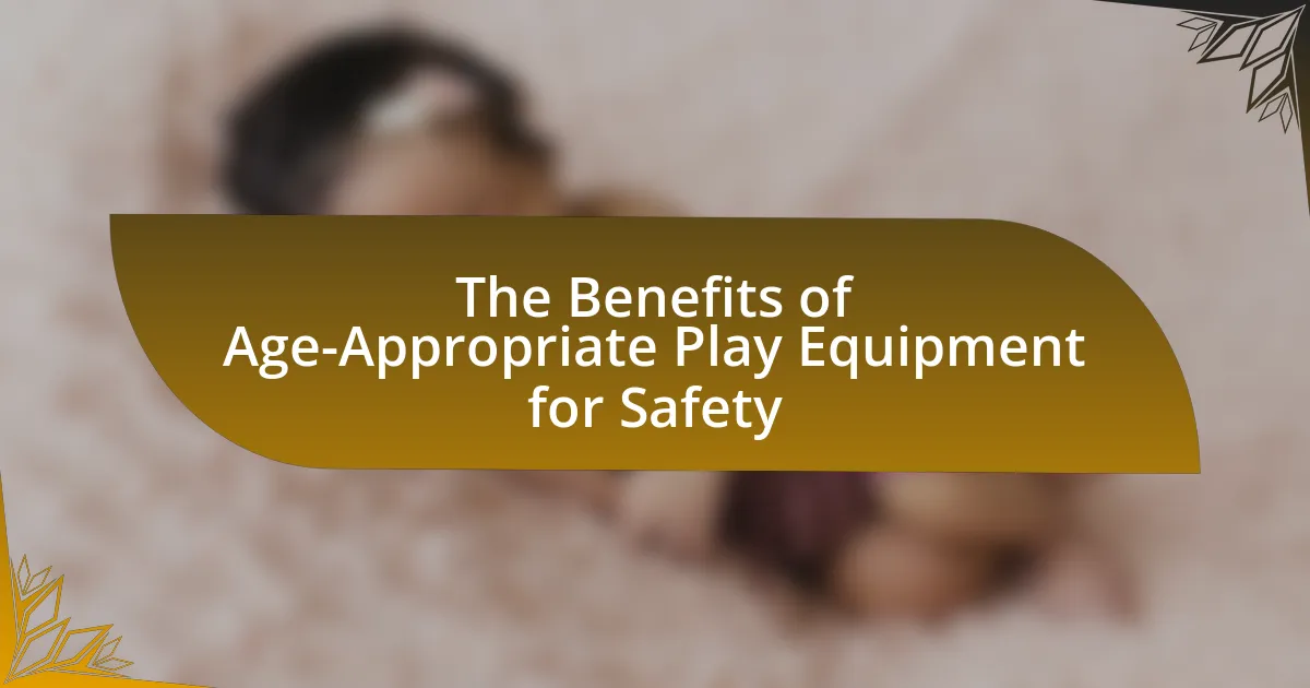 The Benefits of Age-Appropriate Play Equipment for Safety